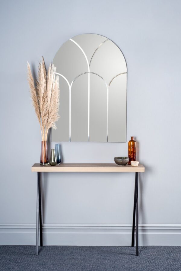 Aston Console Table Oak Style Effect - Image 7