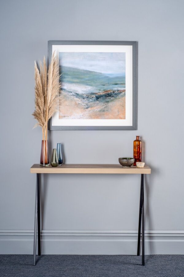 Aston Console Table Oak Style Effect - Image 8
