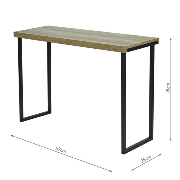 Aston Console Table Oak Style Effect - Image 10