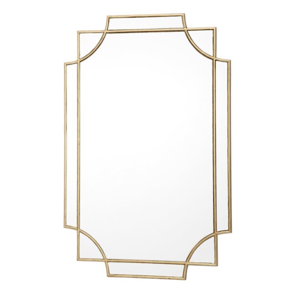 Guapo Rectangle Gold Detail Mirror 90 x 60cm