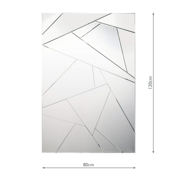 Lecce Rectangle Shatter Mirror 120 X 80cm - Image 6