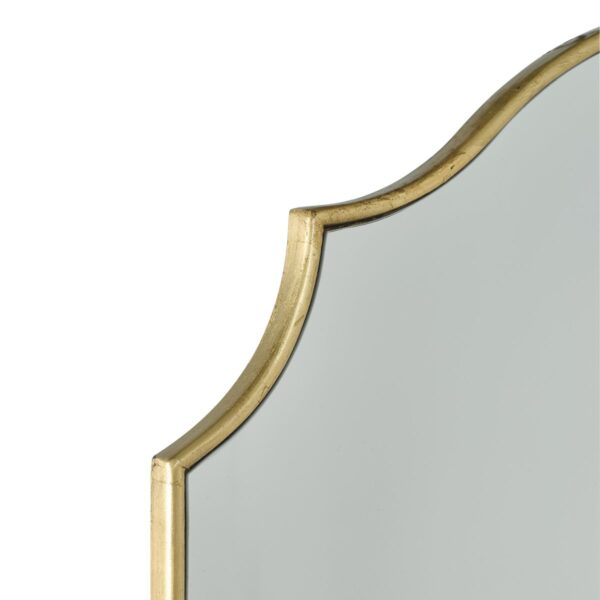 Ruggiero Rectangle Mirror With Gold Detail 70 x 50cm - Image 2