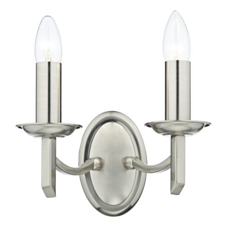 Ambassador Double Wall Bracket Satin Chrome