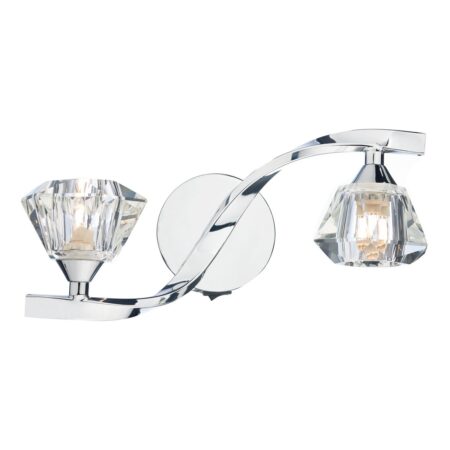 Ancona Double Wall Bracket Polished Chrome