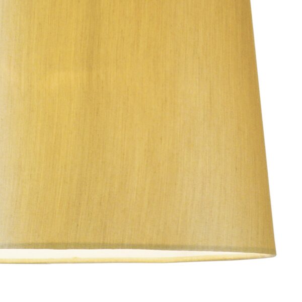Balthazar Gold Faux Silk Tapered Drum 38cm - Image 4