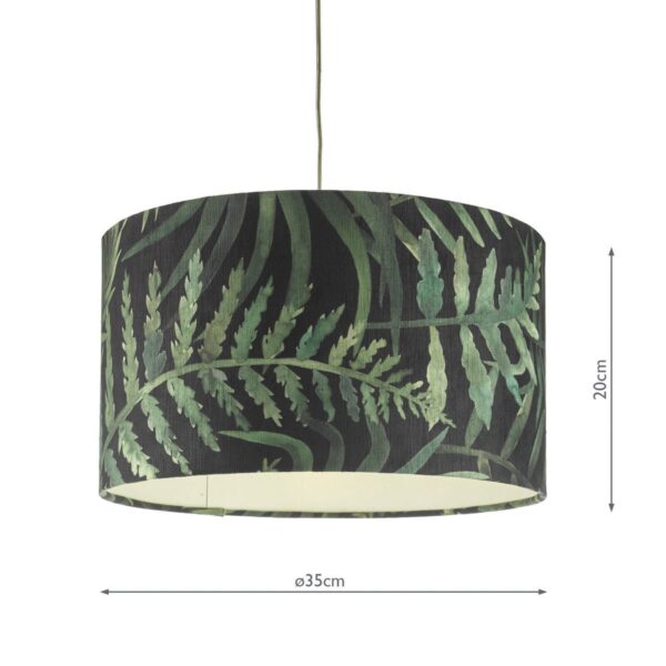Bamboo Green Leaf Print Easy Fit Shade Small - Image 4