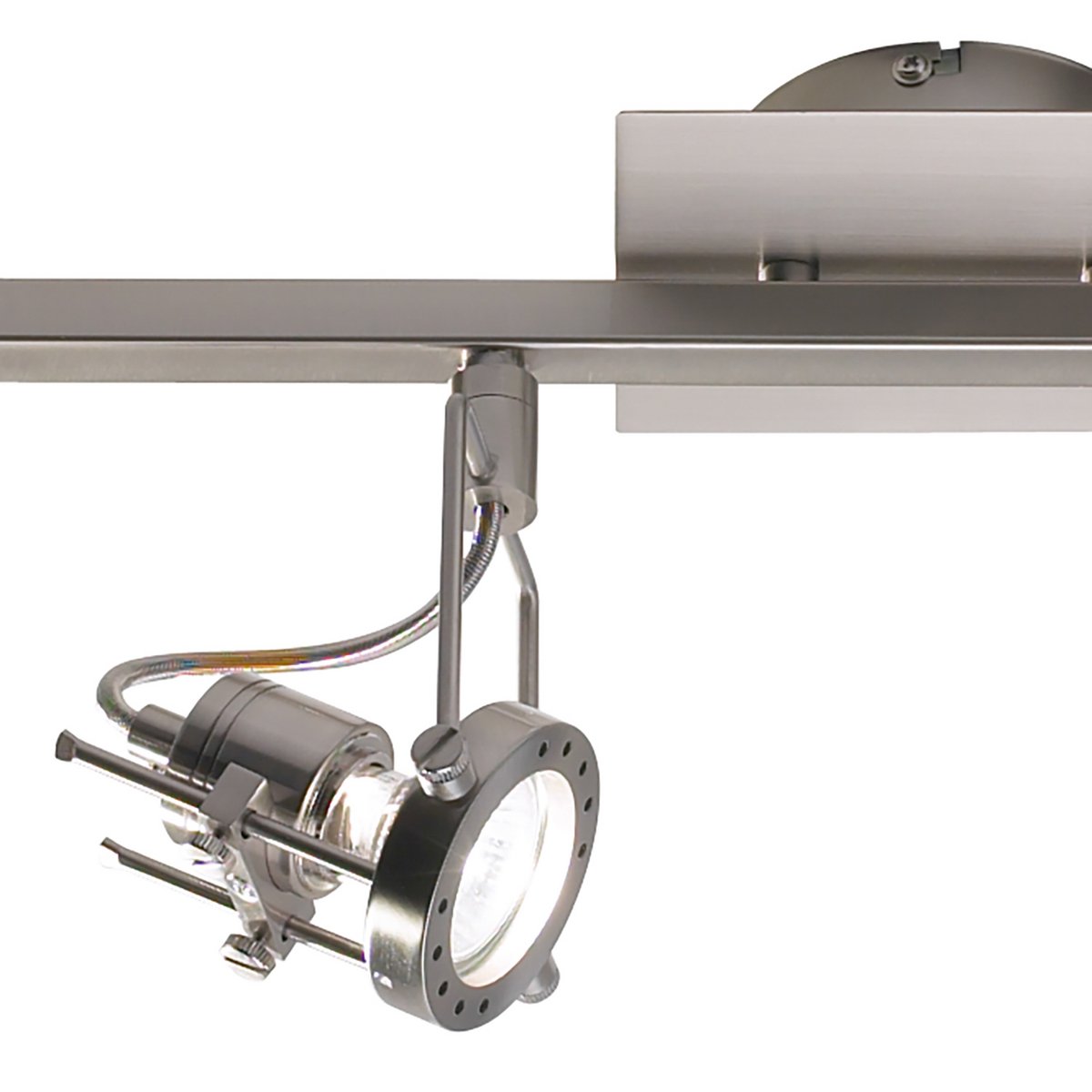 Bauhaus 4 Light Bar Spotlight Satin Chrome - Image 3