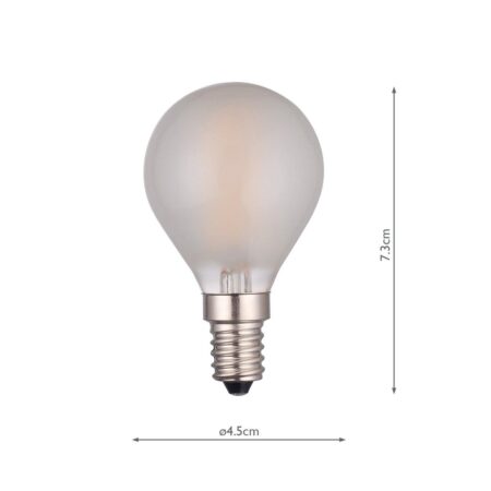 (Pack of 5) LED Golf Ball Light Bulb (Lamp) SES/E14 4W 450LM - Image 5