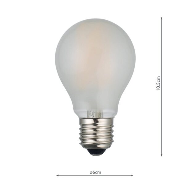 (Pack of 5) LED Light Bulb (Lamp) ES/E27 8W 1000LM Frosted - Image 5