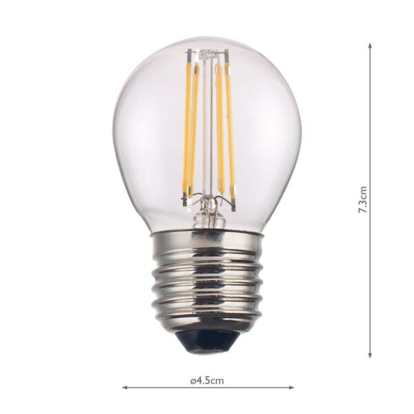 (Pack of 5) LED Golf Ball Light Bulb (Lamp) ES/E27 4W 400LM - Image 5