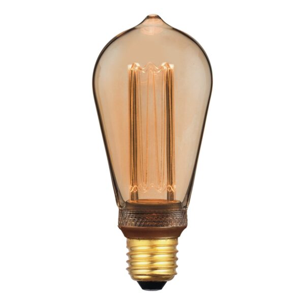 (Pack of 5) LED Rustika Light Bulb (Lamp) ES/E27 3.5W 120LM - Image 3