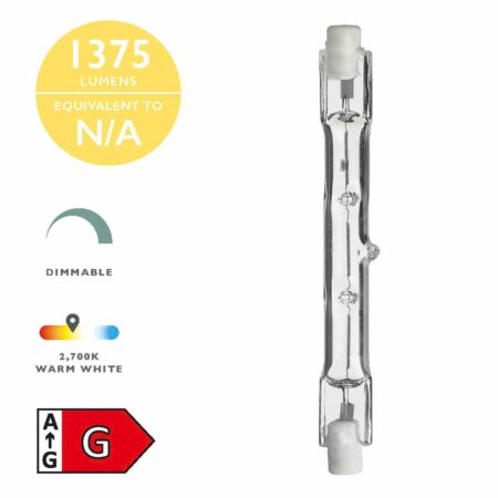 Single Halogen R7S J78 Light Bulb (Lamp) 80W 1380LM