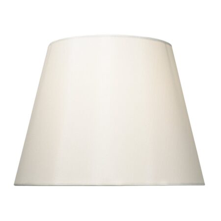 Bybliss Cream Faux Silk Tapered Drum Shade 39cm