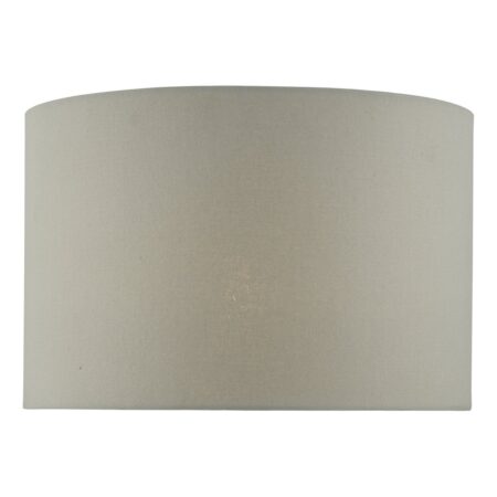Cassandra Grey Cotton Drum Shade 40cm