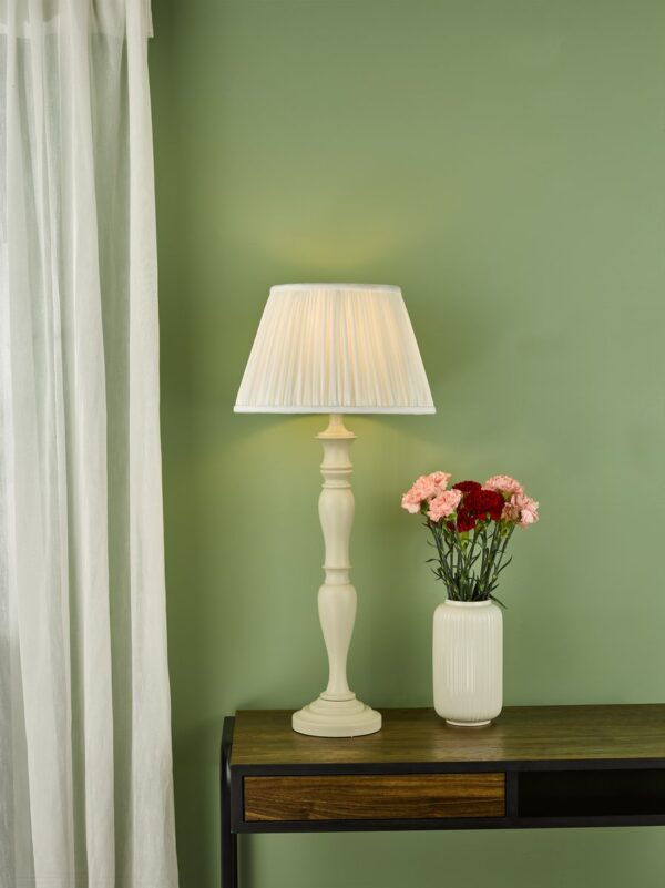 Caycee Table Lamp Cream Base Only - Image 6