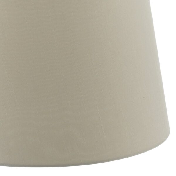 Cezanne Ecru Faux Silk Tapered Drum Shade 40cm - Image 3