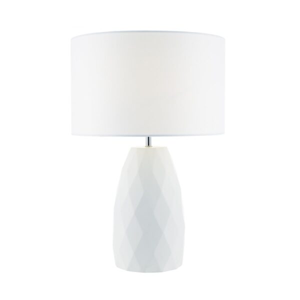 Ciara Table Lamp White With Shade