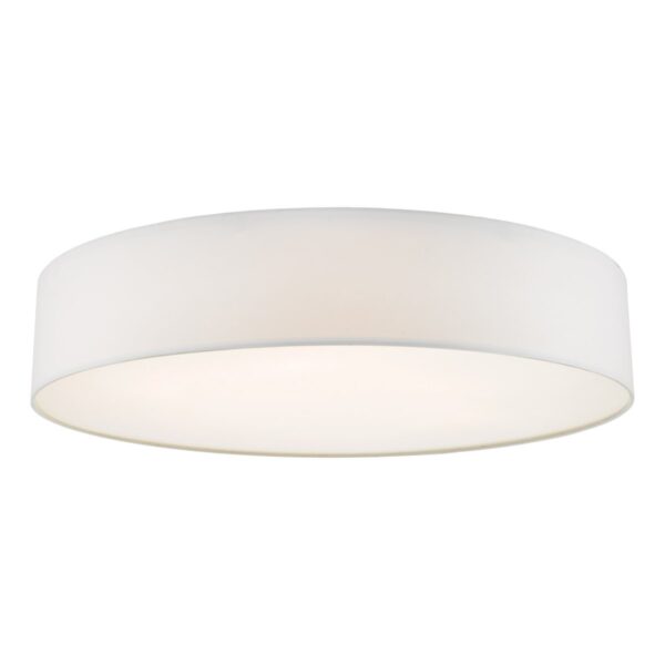 Cierro 6 Light Flush Ivory 80cm