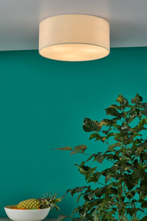 Cierro 3 Light Flush Taupe With Diffuser 40cm - Image 6