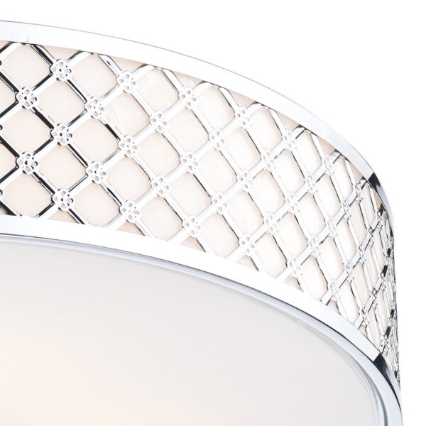 Civic 5 Light Flush Large Polished Chrome - Image 2