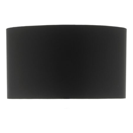 Coco Black Cotton Drum Shade 42cm