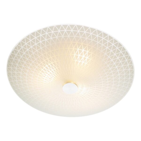 Colby 3 Light Glass Flush