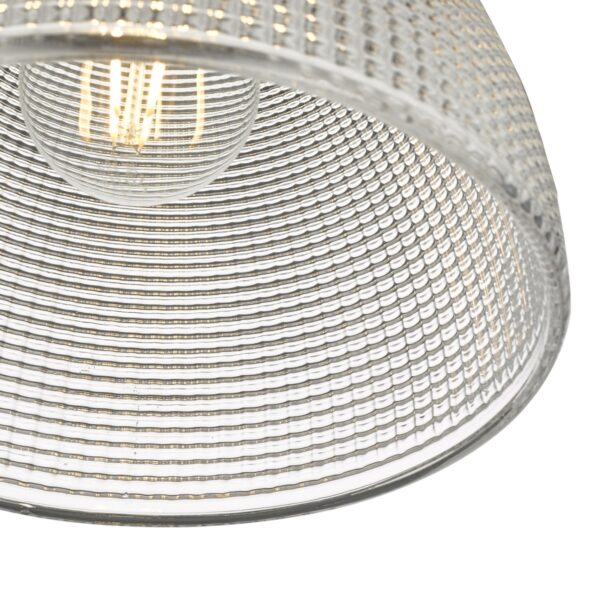 Cytheria 1 Light Pendant Chrome And Clear Glass - Image 3