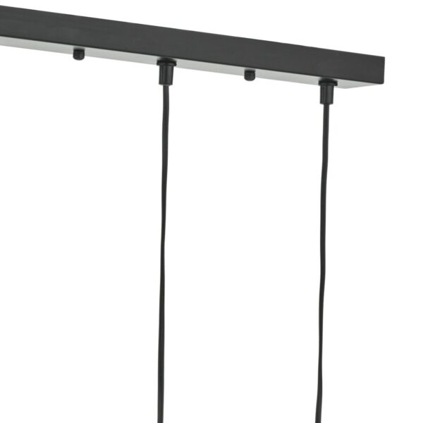 Dax 3 Light Bar Pendant Black & Polished Chrome - Image 4