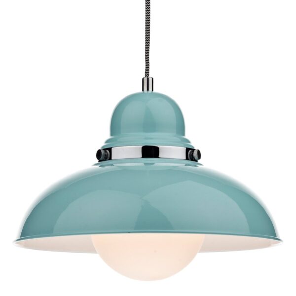 Dynamo 1 Light Pendant Blue - Image 3