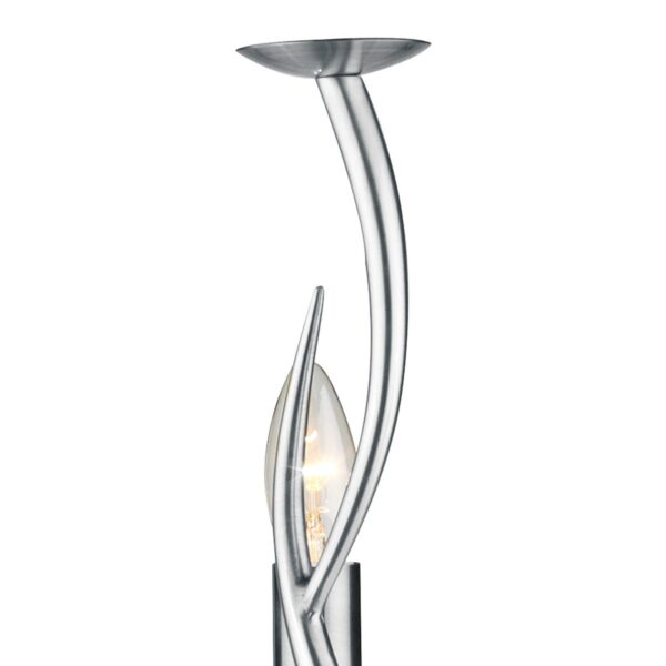 Elka 3 Light Pendant Satin Chrome - Image 4