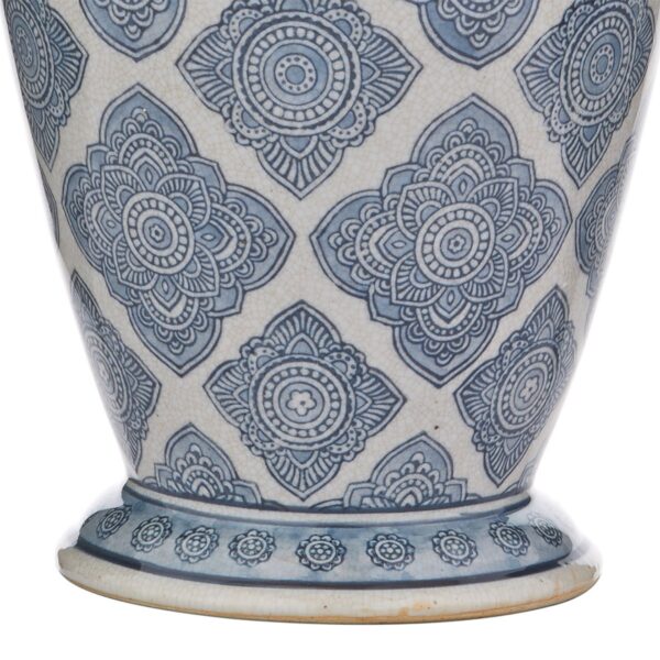 Ely Table Lamp Blue/White Base Only - Image 4