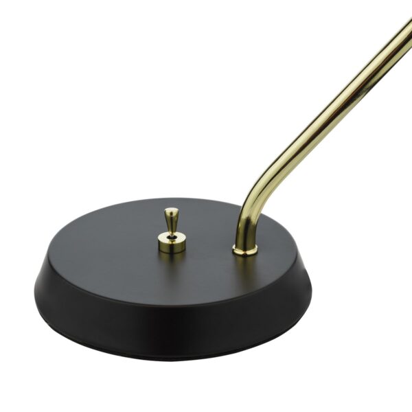 Erna Task Table Lamp Polished Brass Satin Black - Image 4